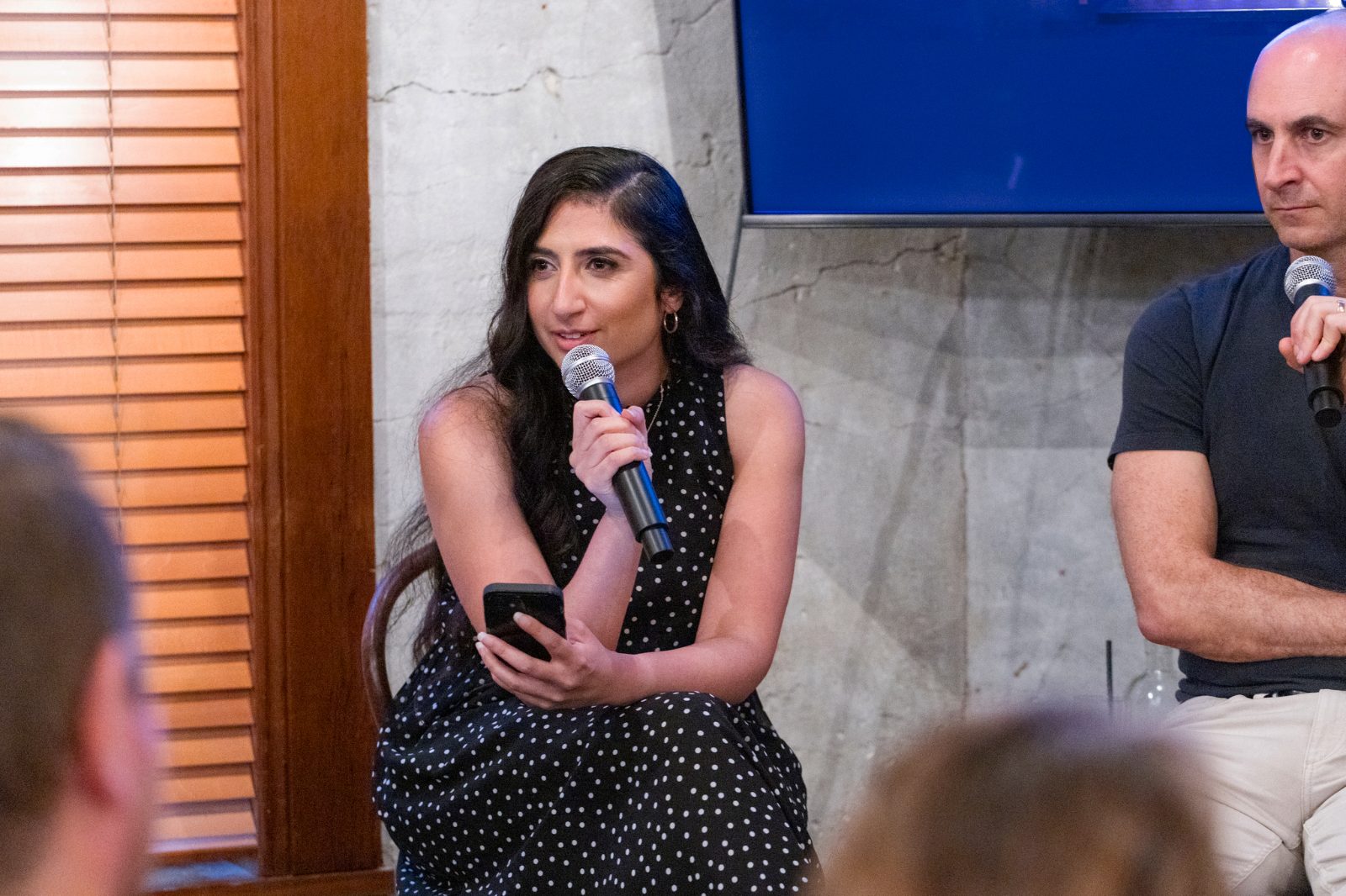 Annemarie speaking on a Creator Co-labs panel