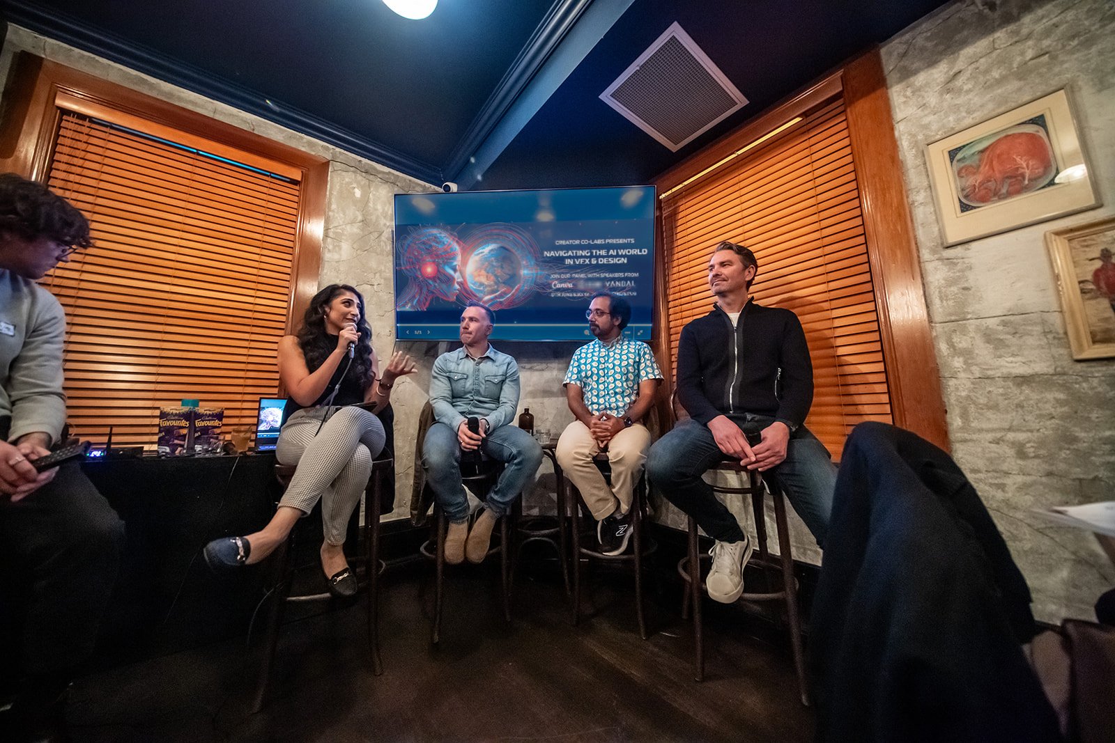 The panel in conversation