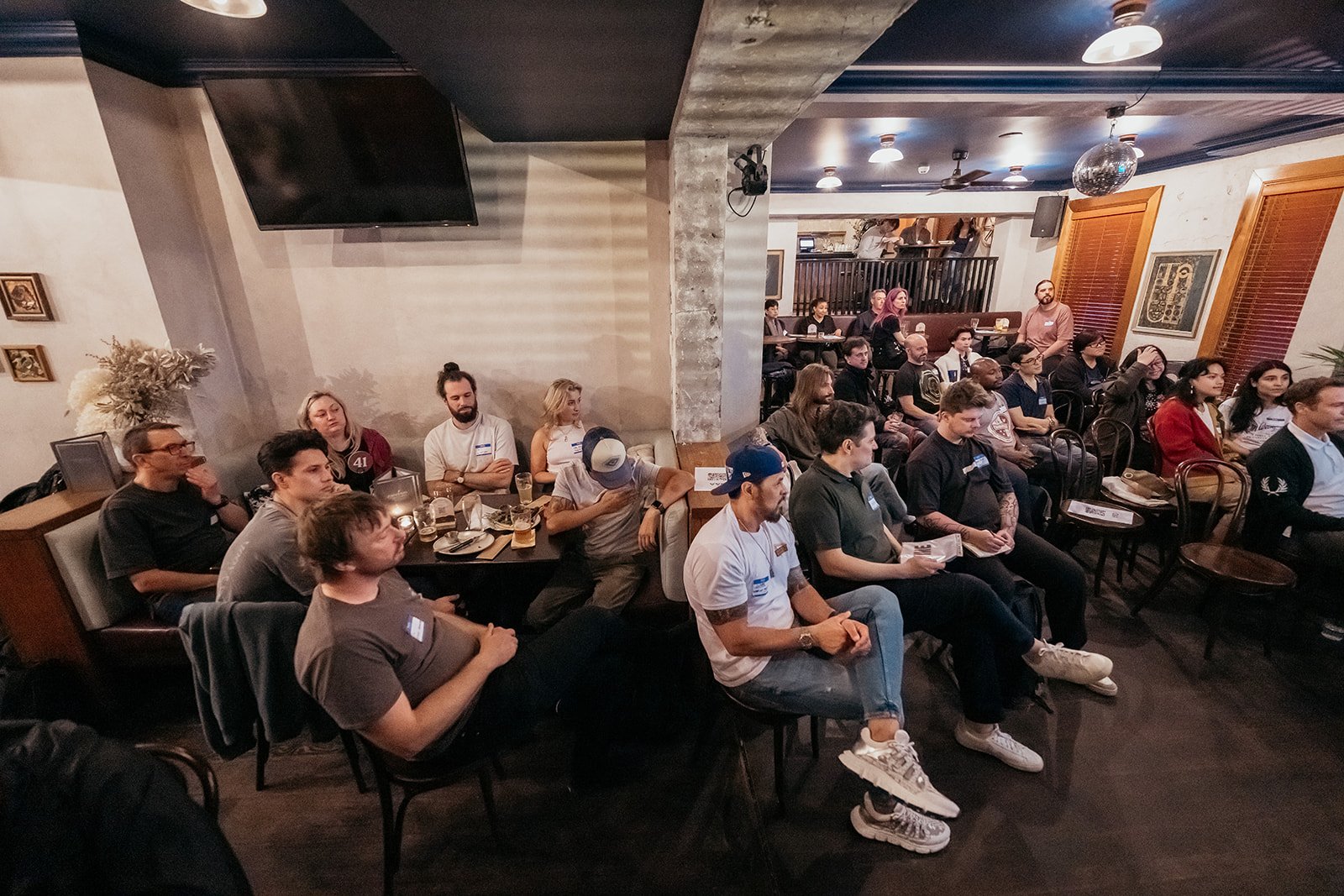 A full room at Forrester’s